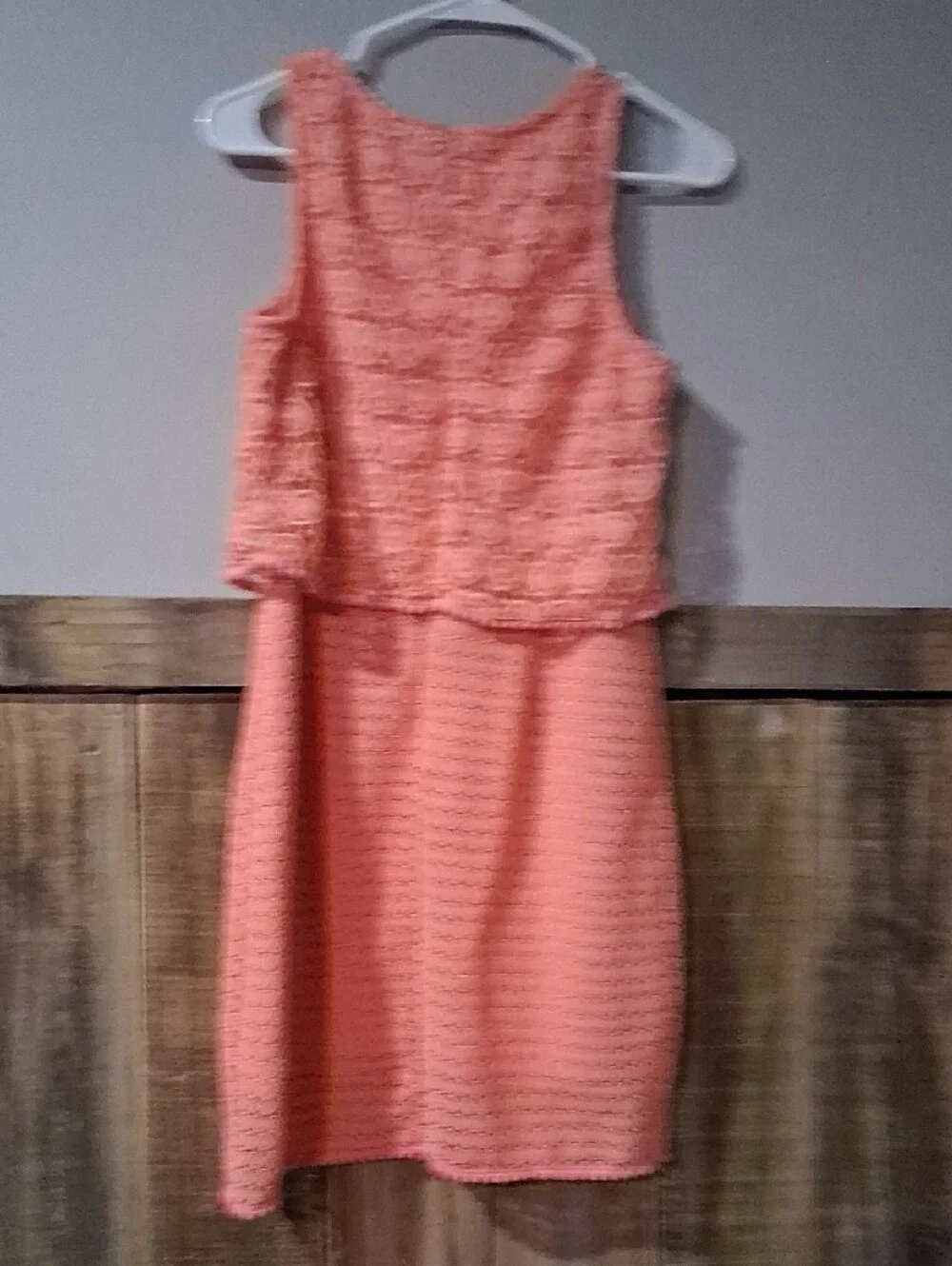 Alyx Coral Crochet Two-Piece Look Dress